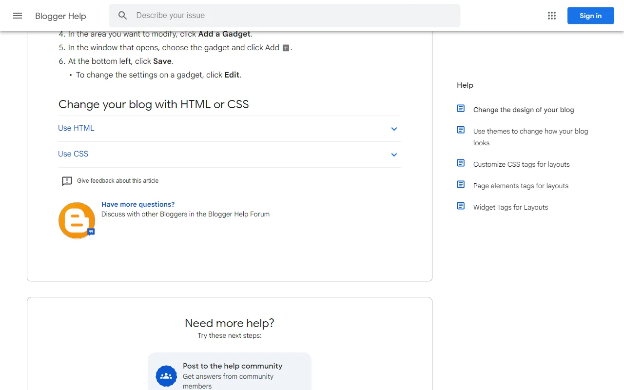 Blogger Template Editor