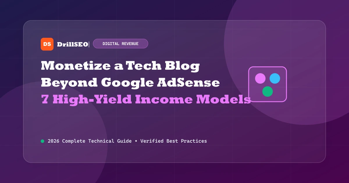 7 High-Yield Ways to Monetize a Tech & SEO Blog Beyond Google AdSense