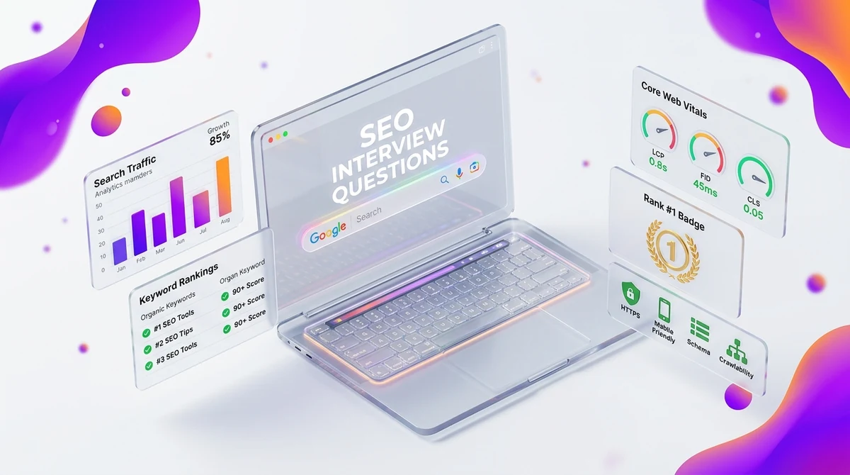 Top 50 SEO Interview Questions & Answers: Technical, On-Page & AI Search Guide (2026)