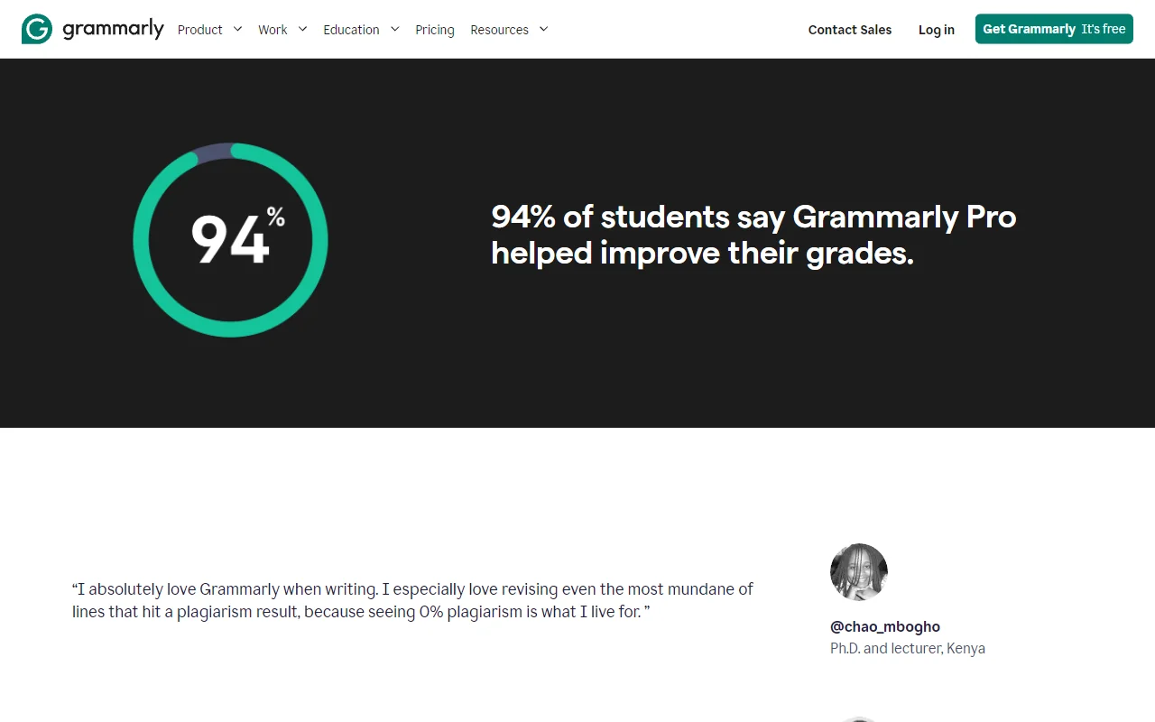 Grammarly Plagiarism Checker