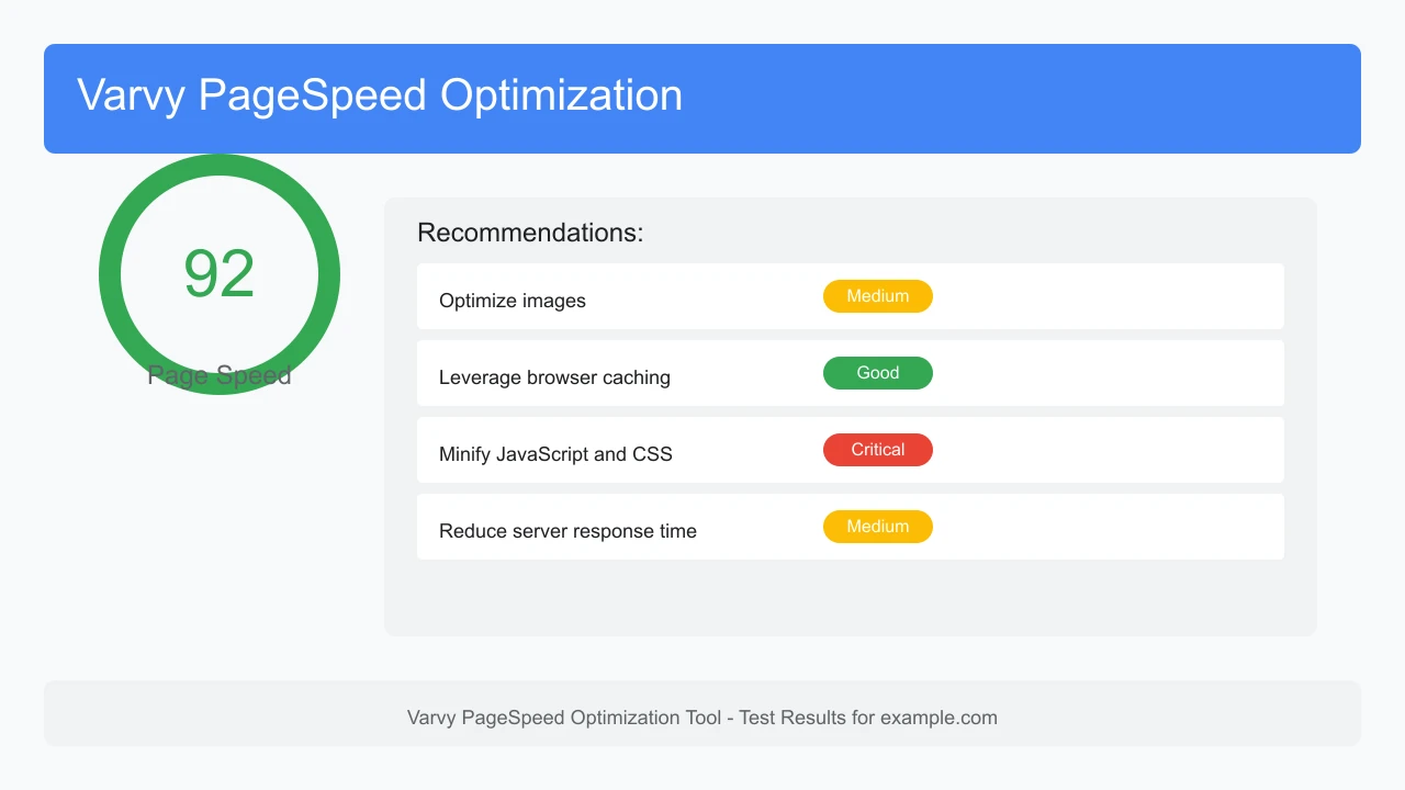 Varvy Pagespeed Optimization