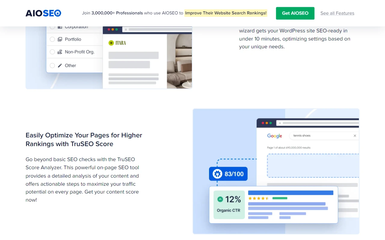 All in One SEO Plugin Interface