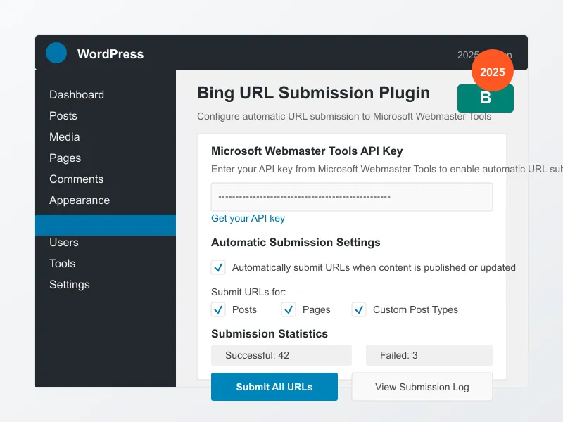 Bing Plugin Auto Submission