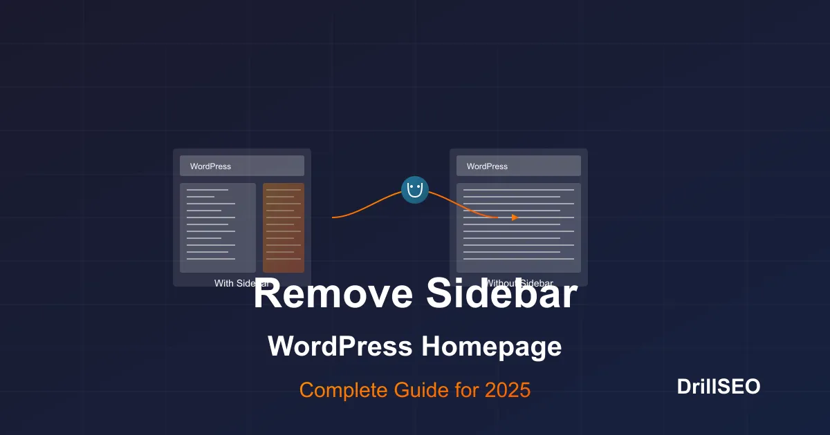 How to Hide or Remove Sidebar in WordPress Homepage (2026 Guide)