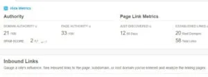 moz analyzing tool check backlinks