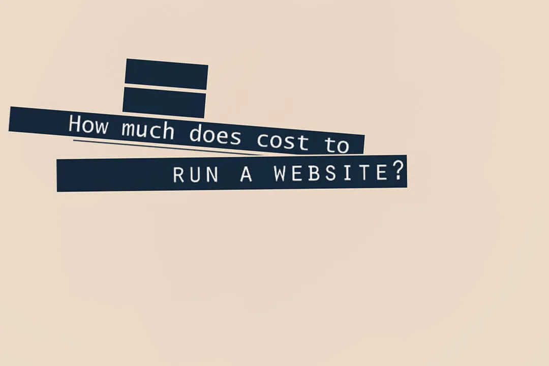 How much does it cost to run a website?