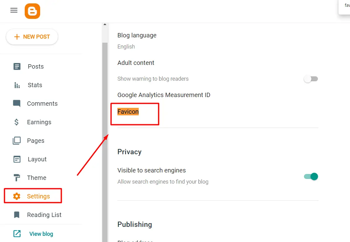 How to Add Favicon to Blogger | custom Favicon to Blogspot