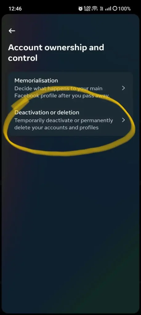 Account Deletion Instagram 3